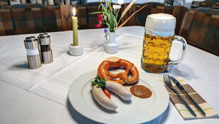 Weisswurst im Hotel Gasthof Rössle in Senden bei Ulm