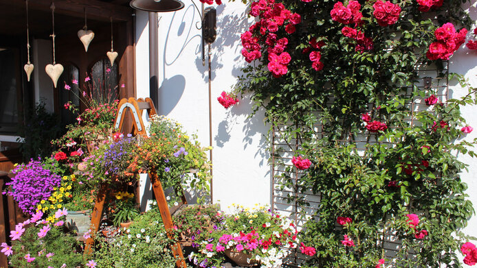 Biergarten im Hotel Gasthof Rössle in Senden bei Ulm