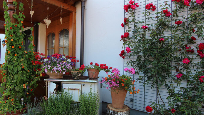 Biergarten im Hotel Gasthof Rössle in Senden bei Ulm